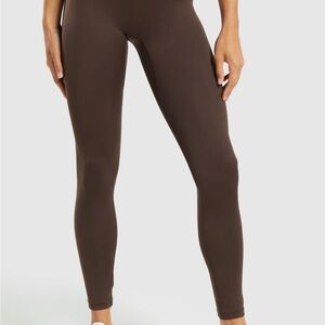 Women's gym shark Brown Leggings